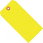 Fluorescent Yellow Shipping Tags #8 - 6 1/4 x 3 1/8