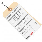 Pre-Wired Inventory Tags - 2-Part Carbonless (9000-9499), 6 1/4 x 3 1/8