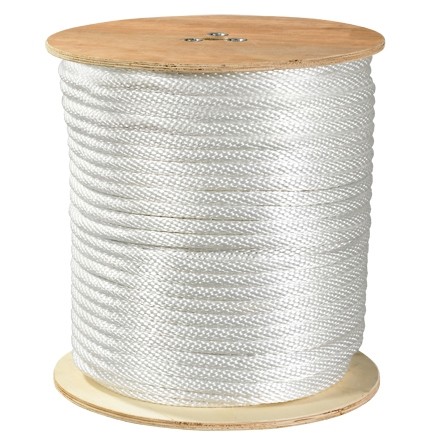 Solid Braided Nylon Rope - 5/8, White for $378.00 Online in Canada