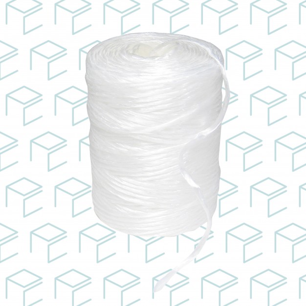 White Poly Twine, 6 Pack, 500'/Roll