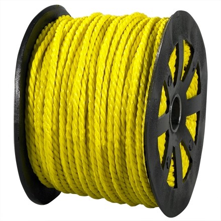Twisted Polypropylene Rope - 5/8, Yellow for $188.00 Online in Canada