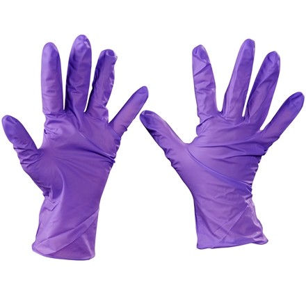 Kimberly Clark® Purple Nitrile Gloves - 6 Mil - Exam Grade, Large for ...