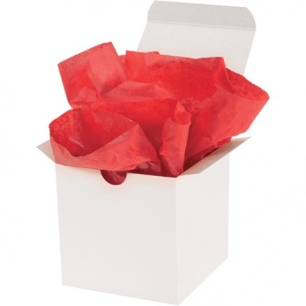 Mandarin Red Tissue Paper Sheets, 20 X 30"